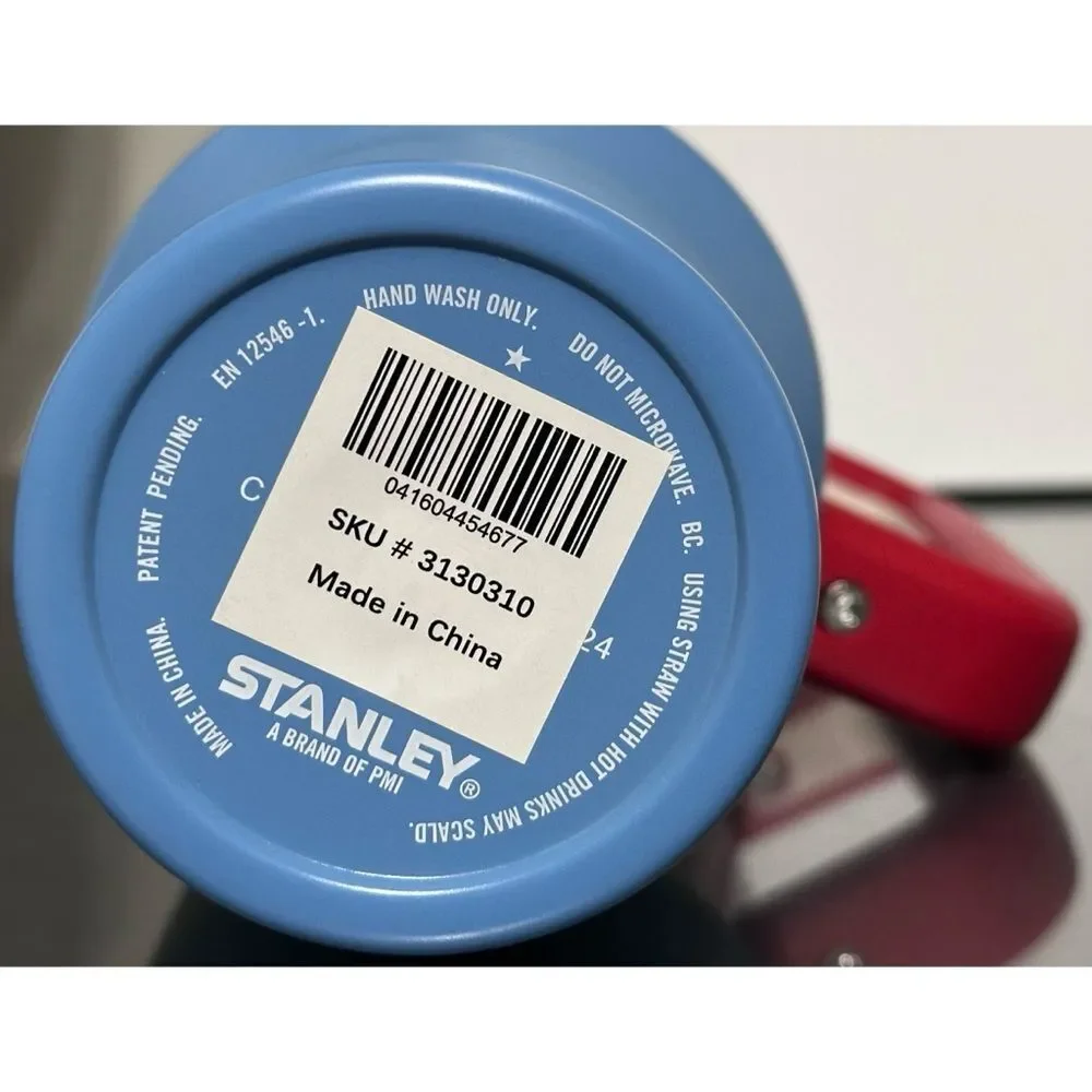 Stanley x Starbucks Taiwan‎ Exclusive 2024 Christmas 40oz Blue/Red Tumbler